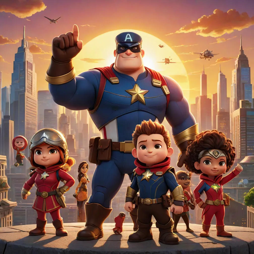 Superhero Finger Family Adventure