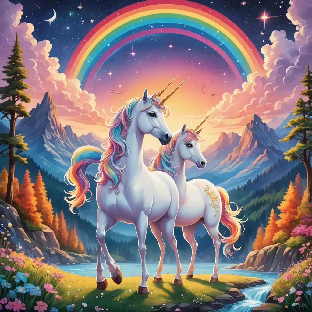 The Magical Journey of Lumina, Spark, and Rainbow