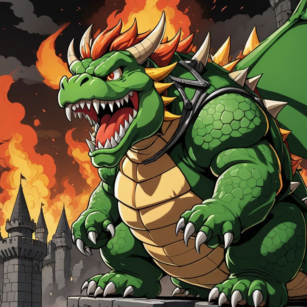 a cartoon dragon with a helmet on and a sword in his mouth, standing in front of a castle, sots art, concept art, Adam Rex, official art