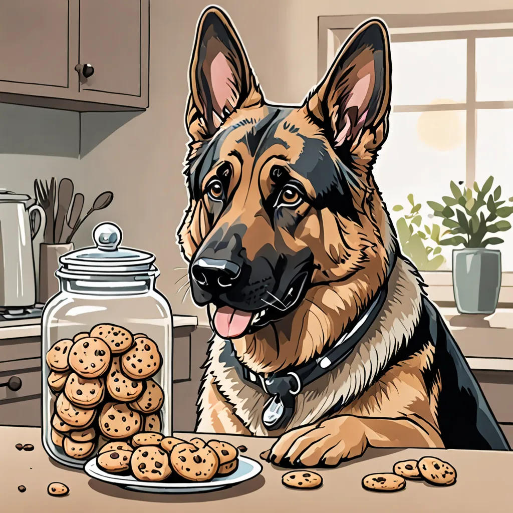 The Mischievous German Shepherd