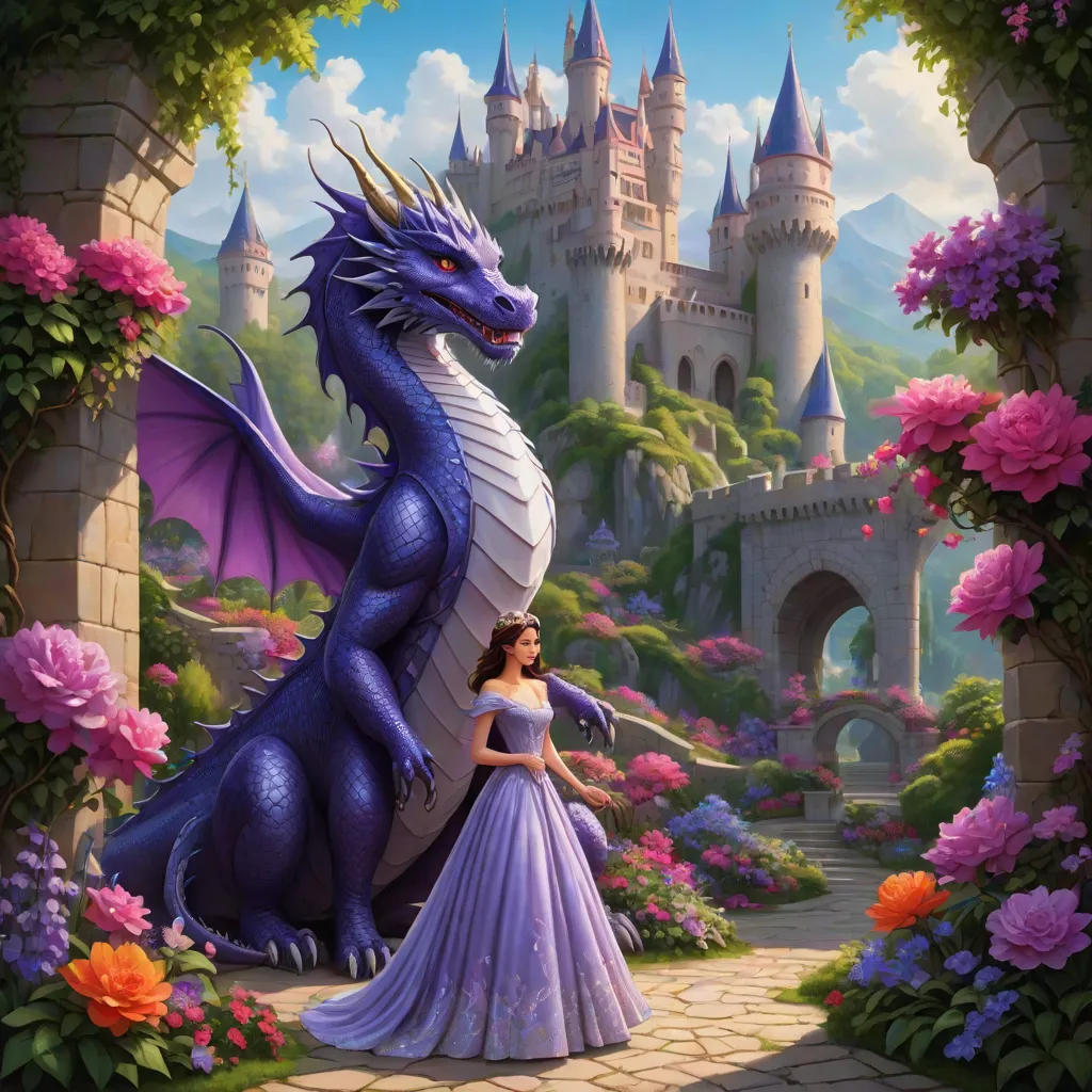 The Princess and the Purple Dragon