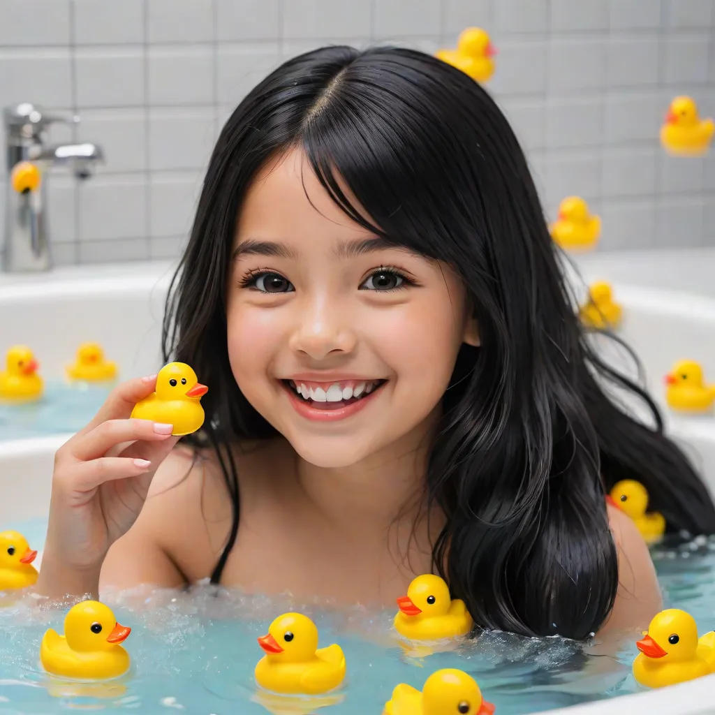 Mia's Bath Time Adventure