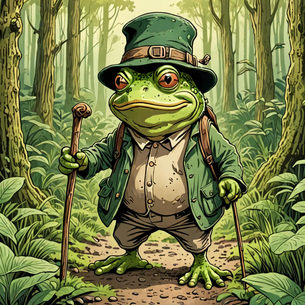 The Grumpy Frog's Journey