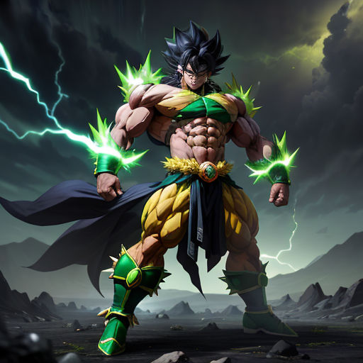 The Legendary Super Saiyan's Muscular Ascension