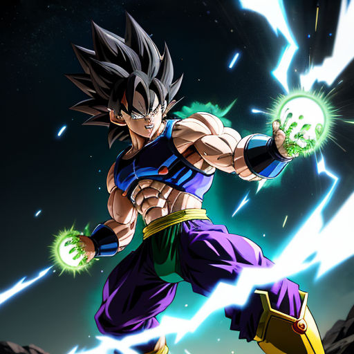 The Legendary Super Saiyan's Muscular Ascension