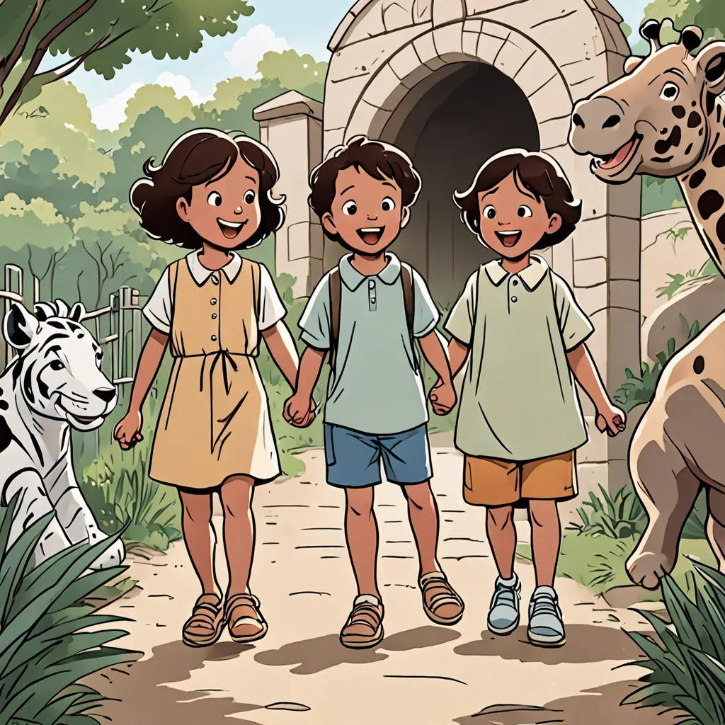 Eddie, Eric, and Lily's Zoo Adventure