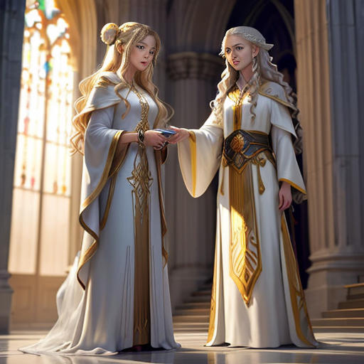 The Stoic Elf Priestess