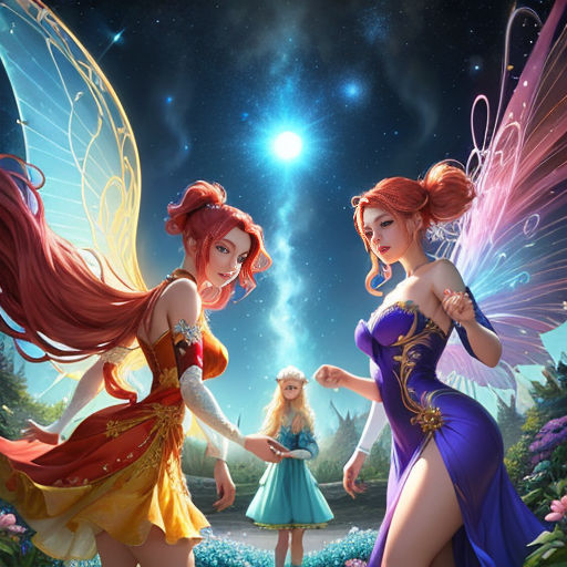 winx club bloom and sky daughter