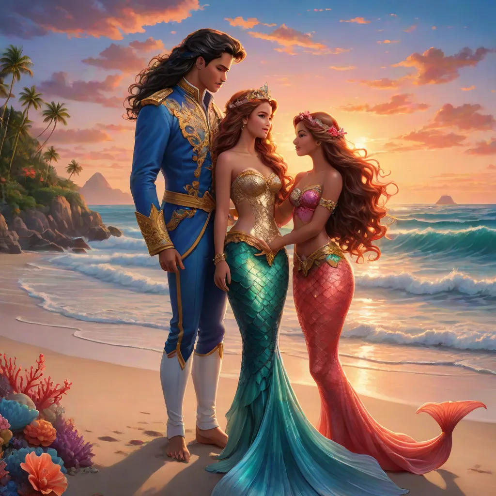 The Young Prince and the Beautiful Mermaid