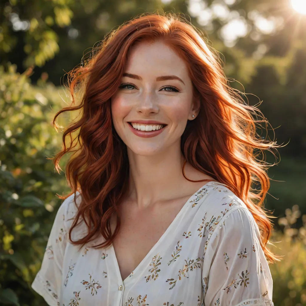 Amelia's Radiant Hair