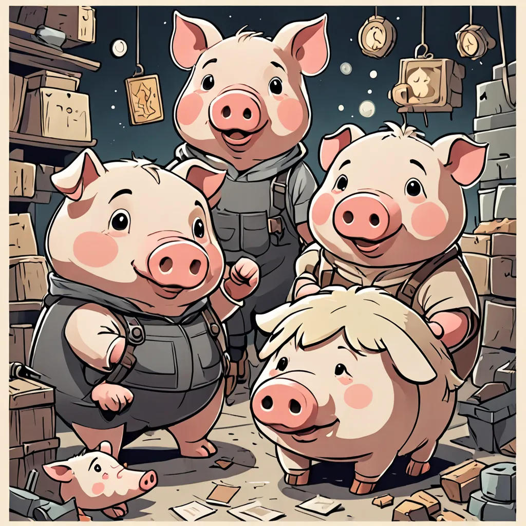 The Three Little Pigs: Modern Gaming Adventure