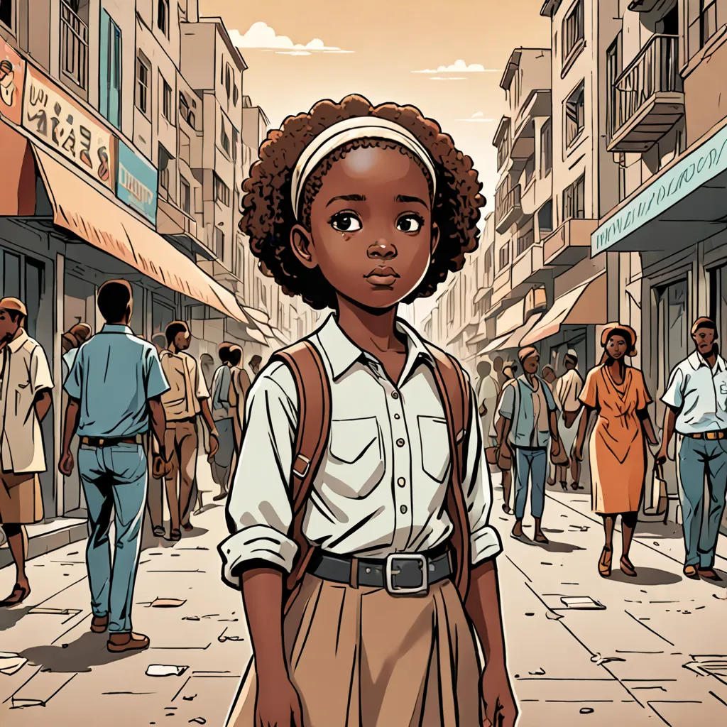 The Little African Girl in the Western World