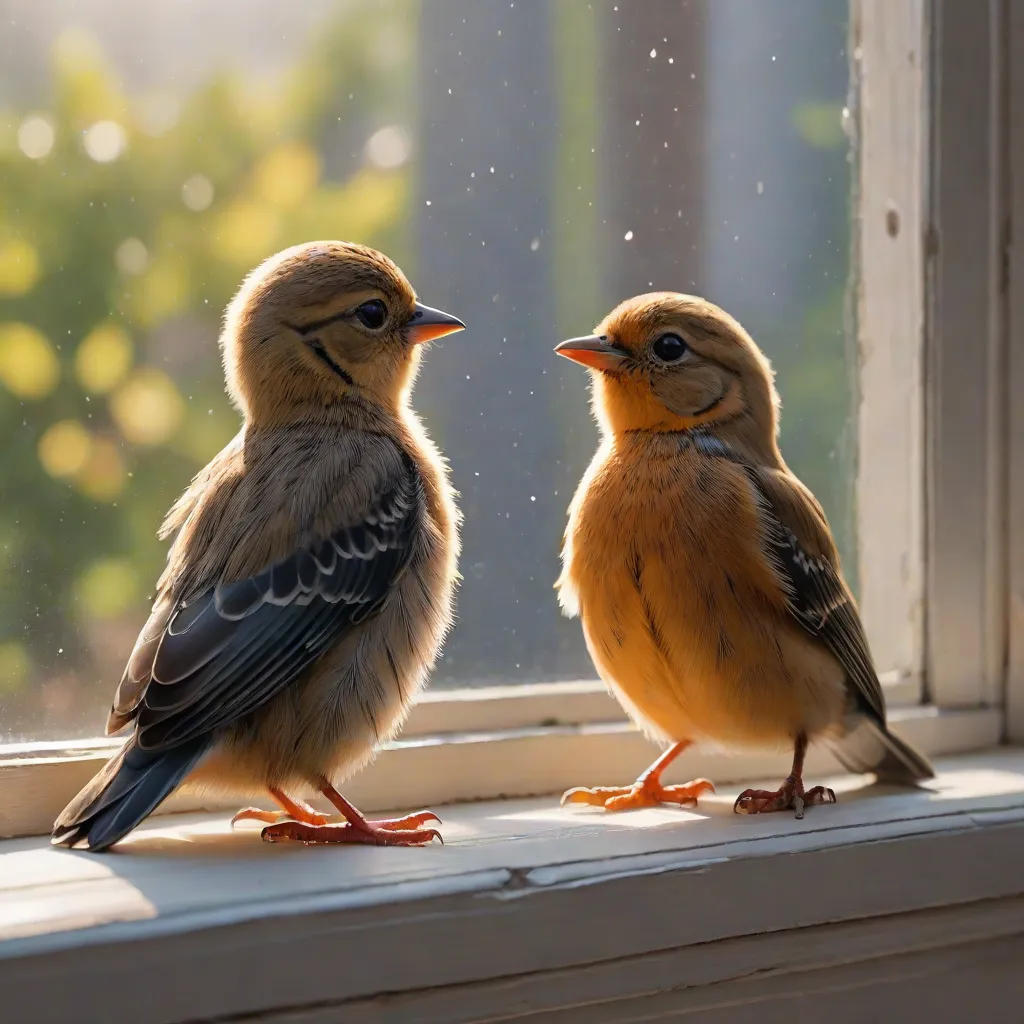 The Curious Bird and the Wondering Baby