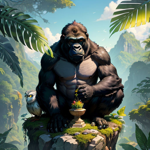 The Gorilla and the Magic Stone