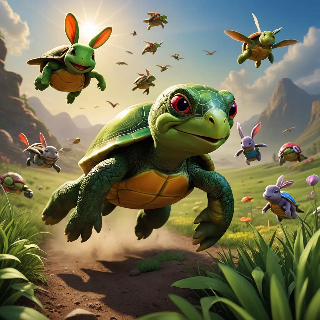 The Race of the Turtle and the Rabbit