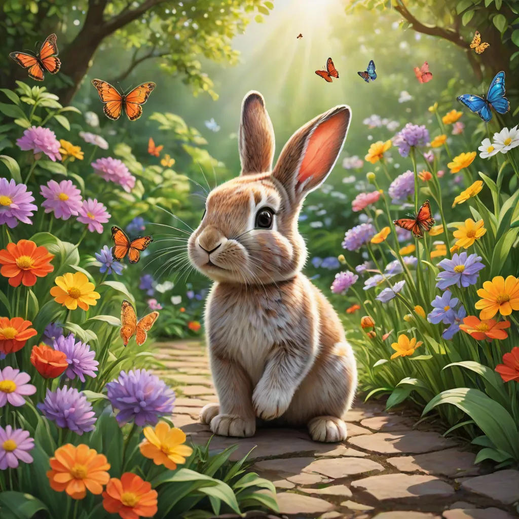 The Lost Bunny's Garden Adventure