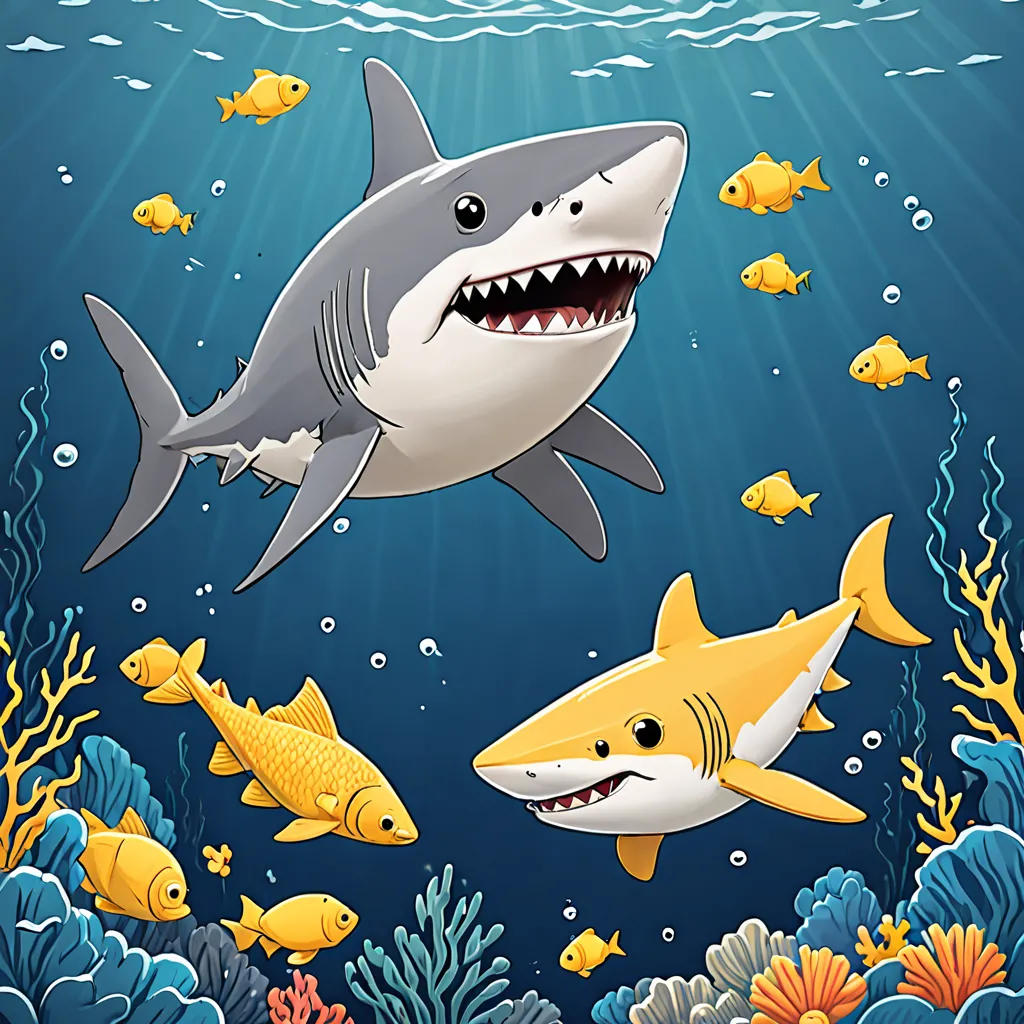 The Adventure of Finn the Shark and Sunny the Yellow Fish