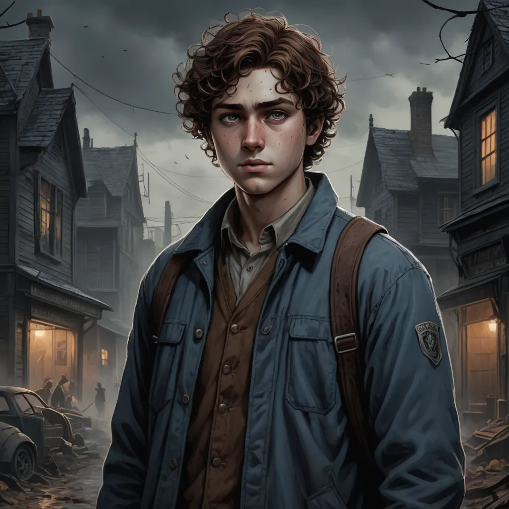 a man standing in front of a building with a backpack on his shoulder and a car parked in front of him, sots art, a character portrait, Cedric Seaut (Keos Masons), character portrait