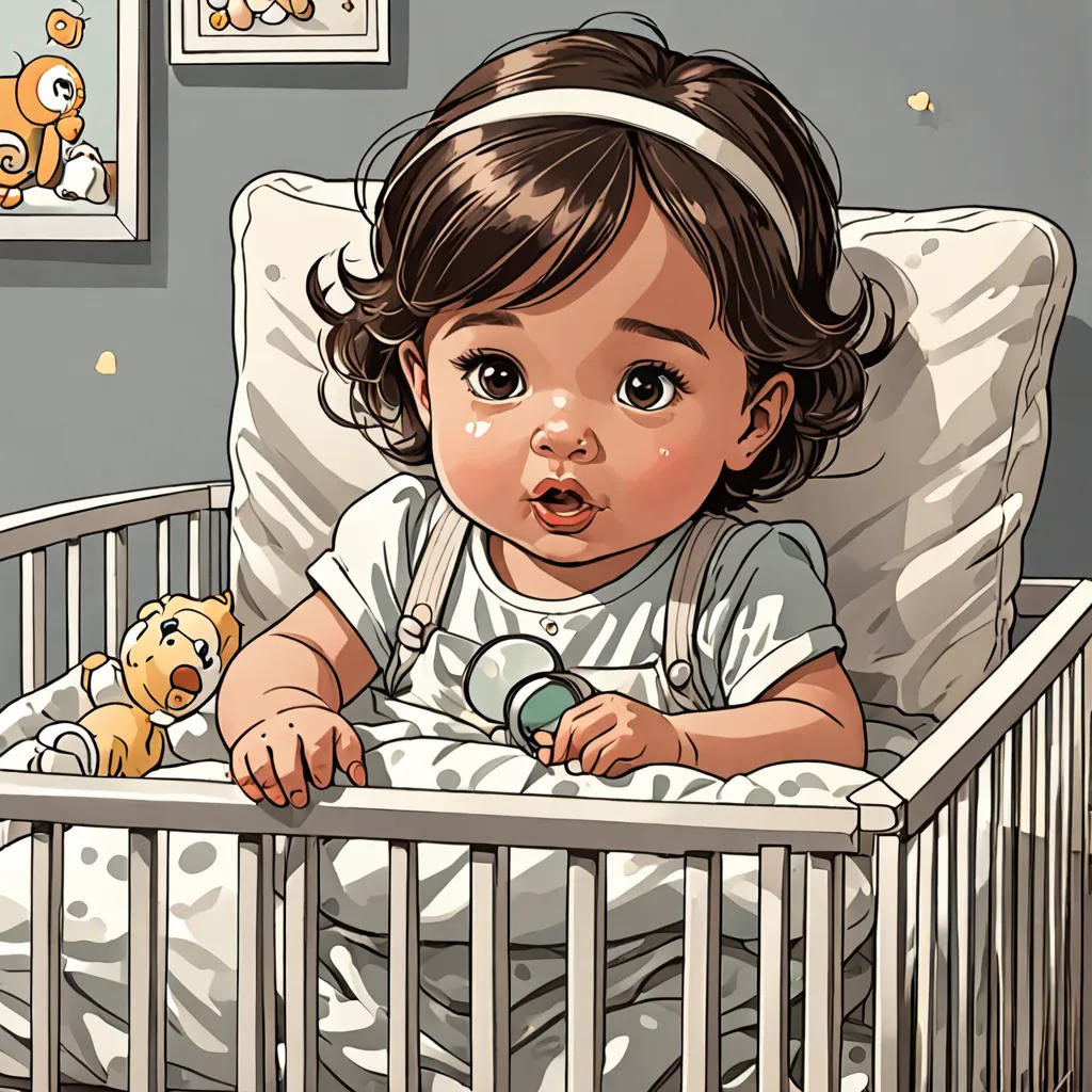 The Little Girl in the Crib