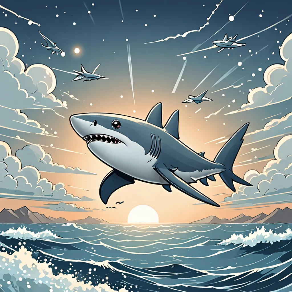 The Little Shark's Sky Adventure