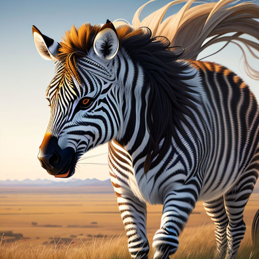 Zebra, Me (IzzyDeee), Digital, 2023 : r/Art