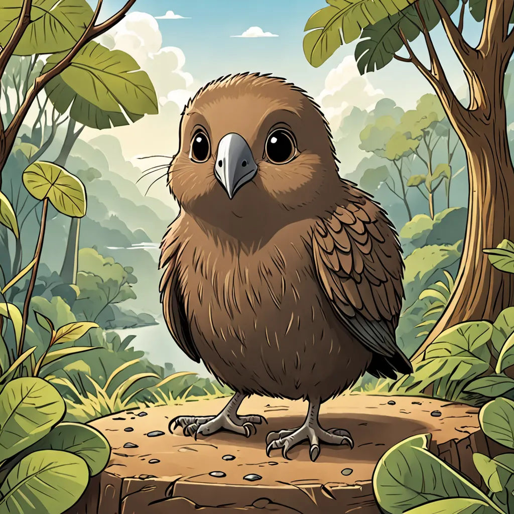 Peewee the Brave Kiwi