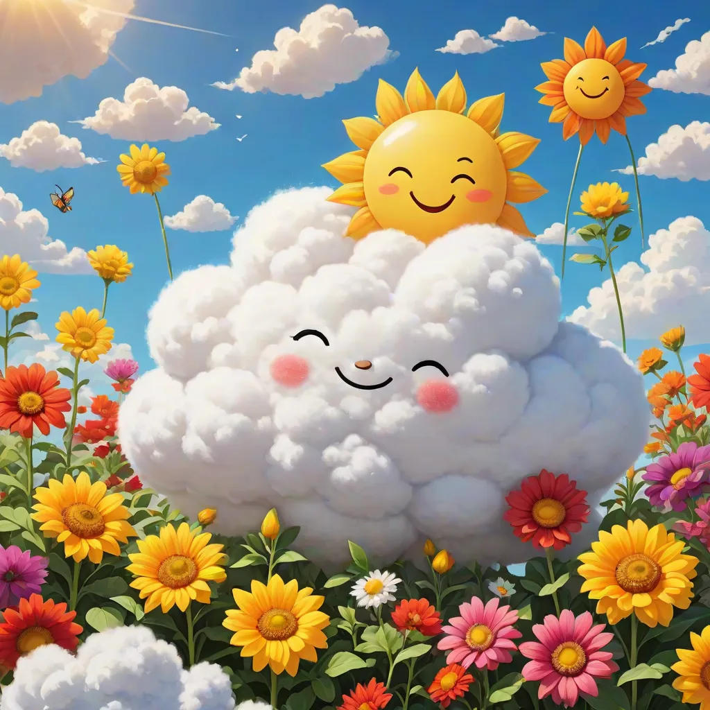The Cloud and the Sun's Garden Adventure