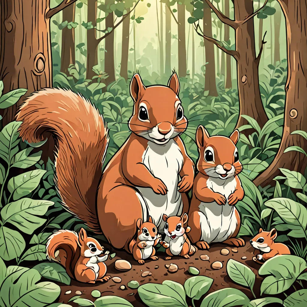 The Lost Baby Squirrel of Teardrop Hollow