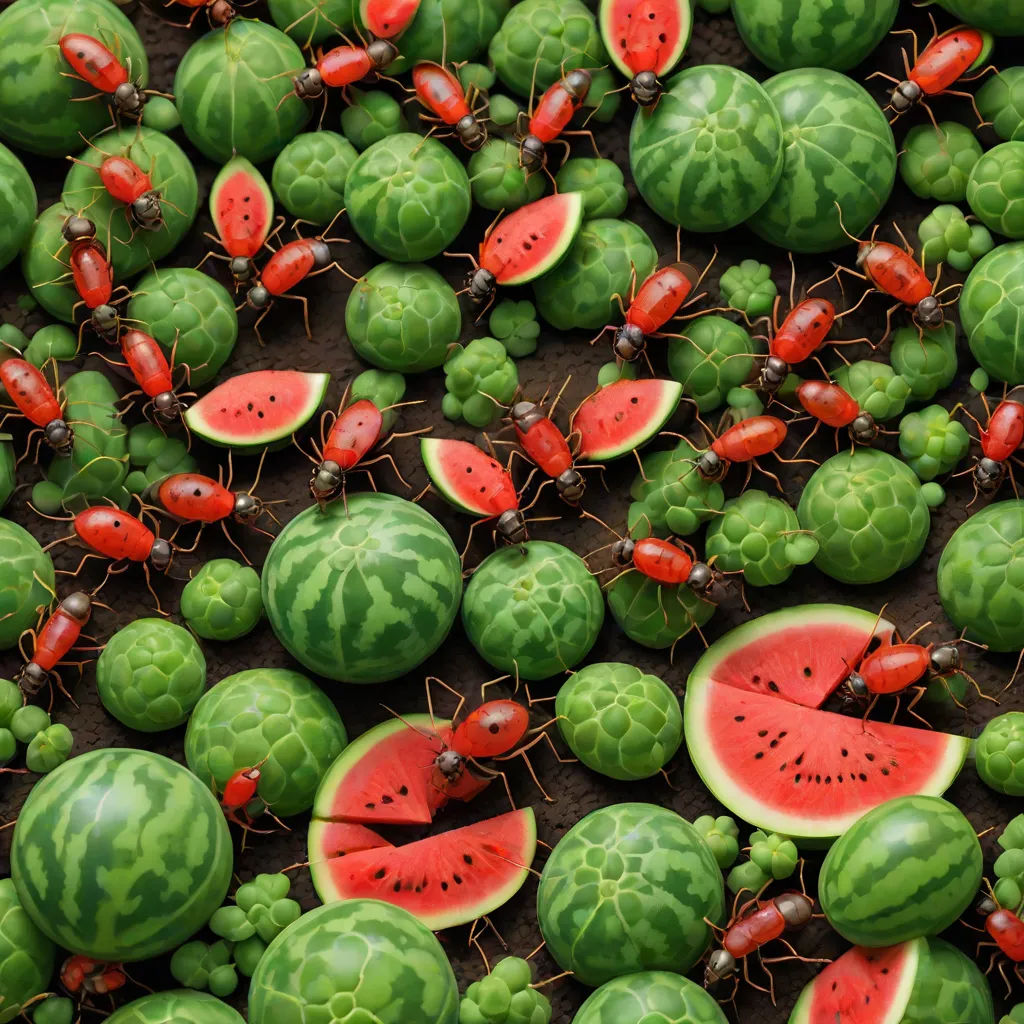 The Ants and the Big Watermelon