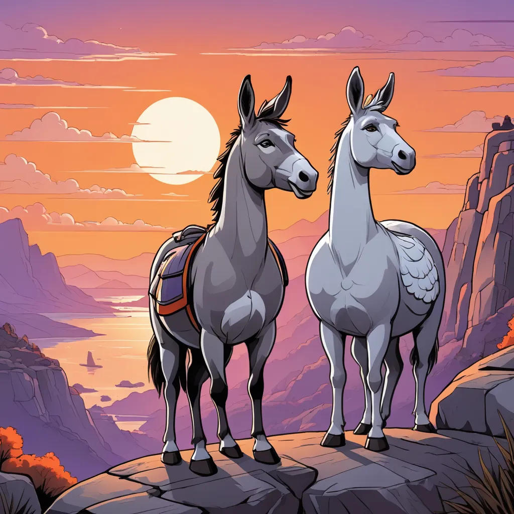 The Donkey and the Goose