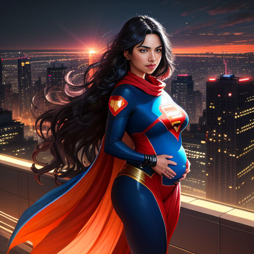 The Extraordinary Journey of the Pregnant Superwoman