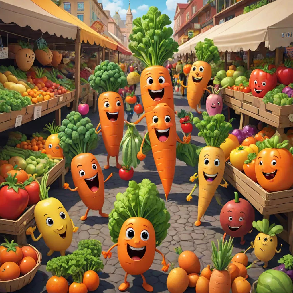 Poopi Carrot's Silly Market Adventure