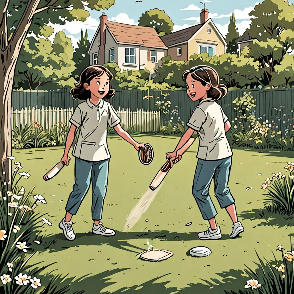 Sisterly Cricket Lessons