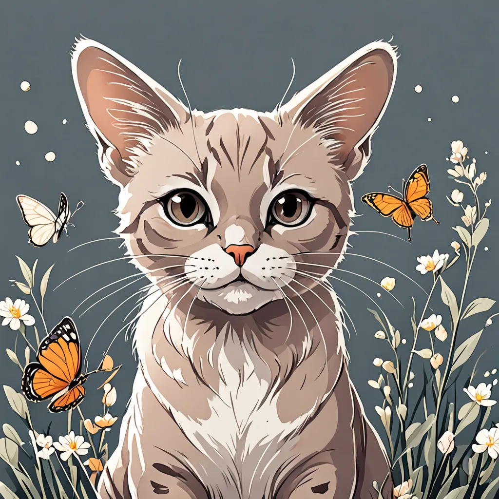 Whiskers and the Butterfly