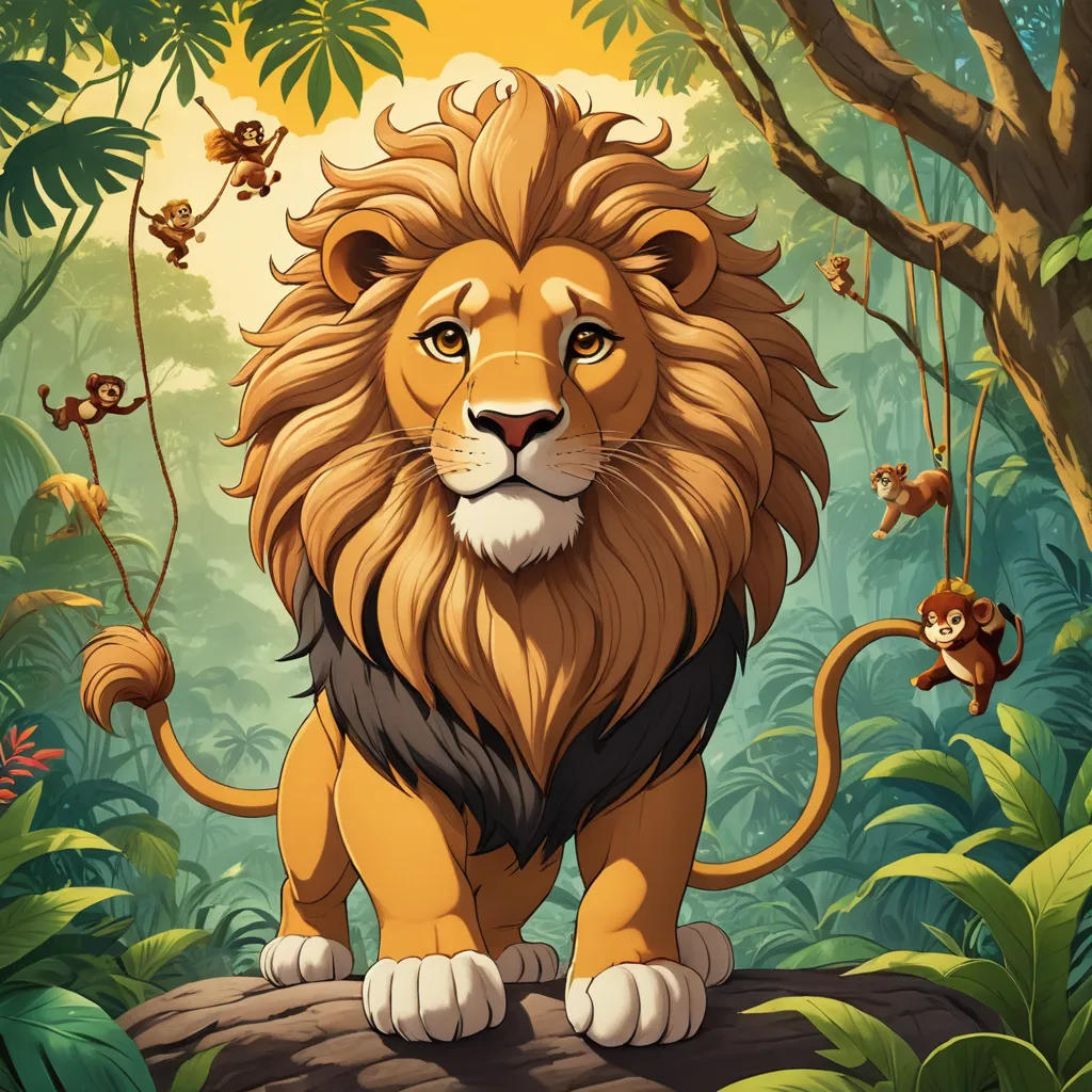 The Lion and the Monkey