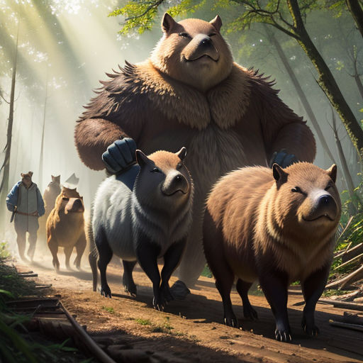 A Aventura de Filó (a capivara) by Markooz