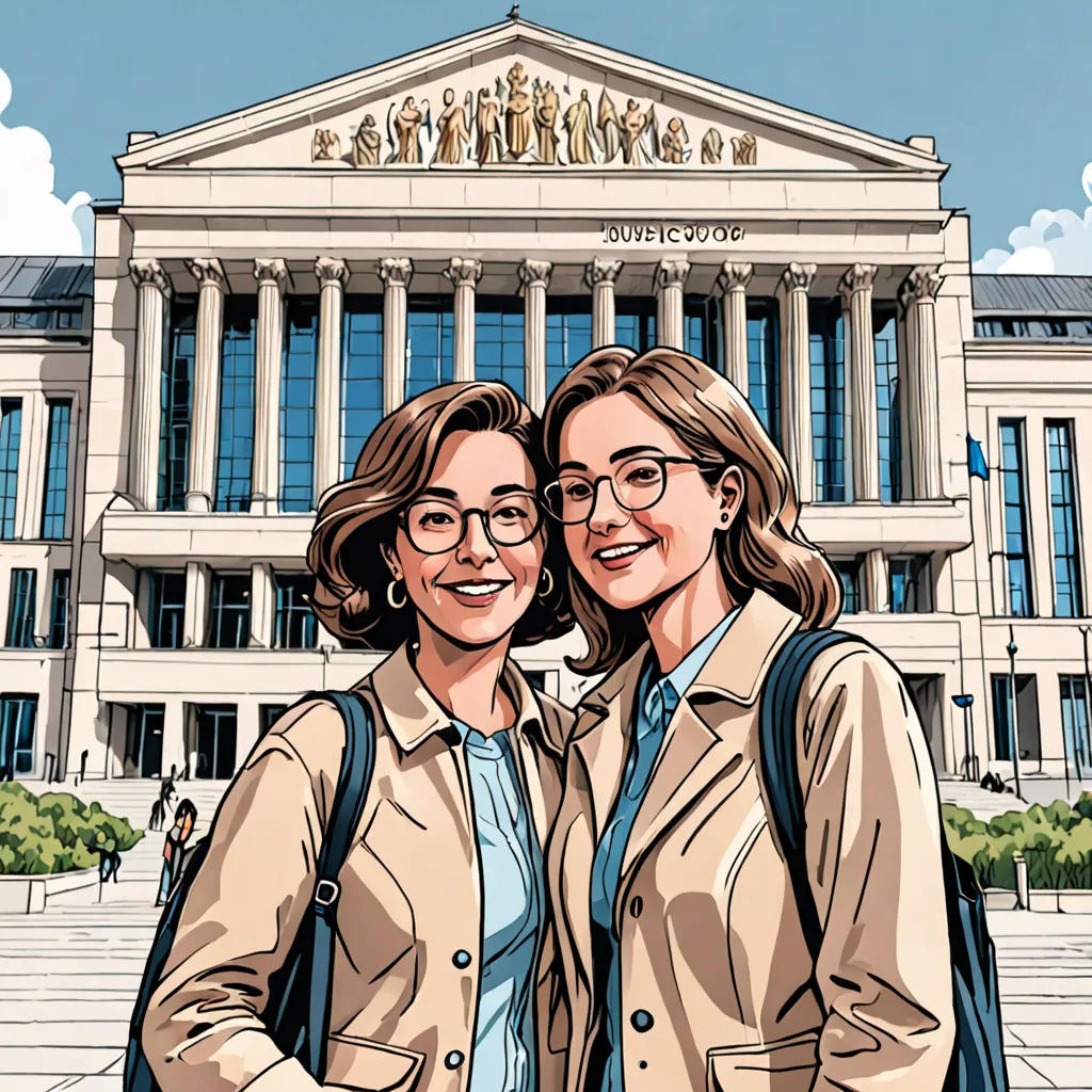 Zoe and Mum in Luxembourg: A Day in the European Court of Justice