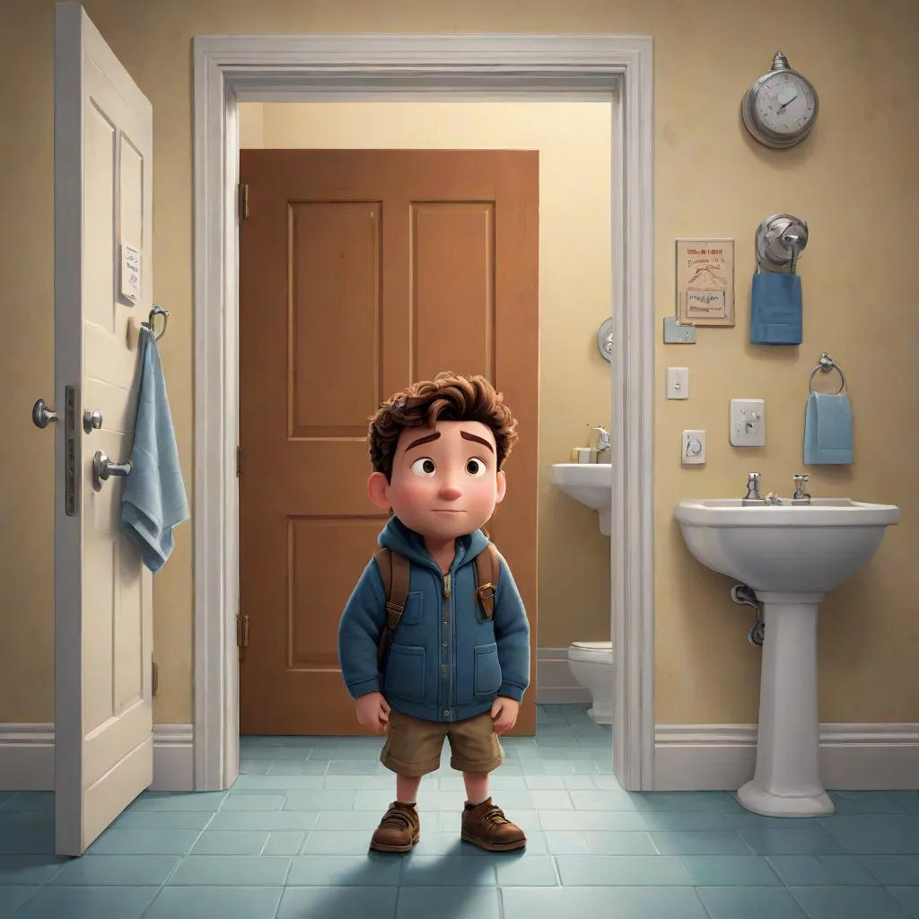 The Monster Behind the Toilet Door