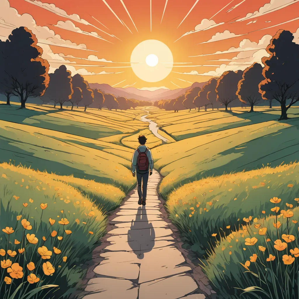 Heart and sun