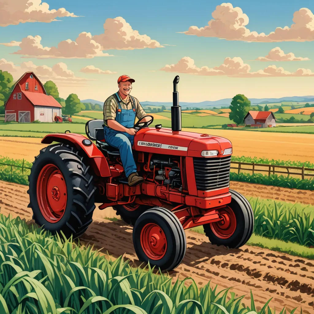 The Helpful Red Tractor