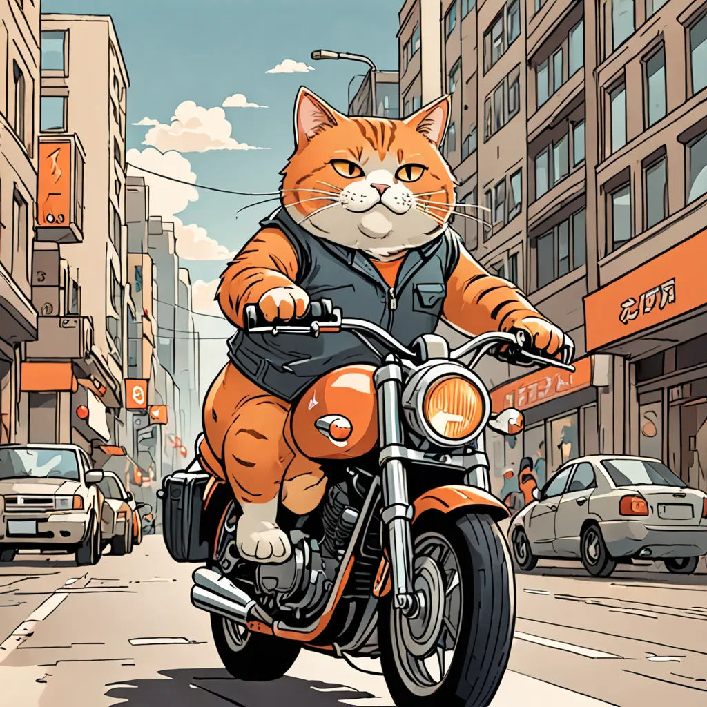 The Fat Cat Biker cover image