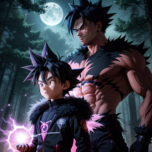 The Legend of Werewolf Goku and Goku Black