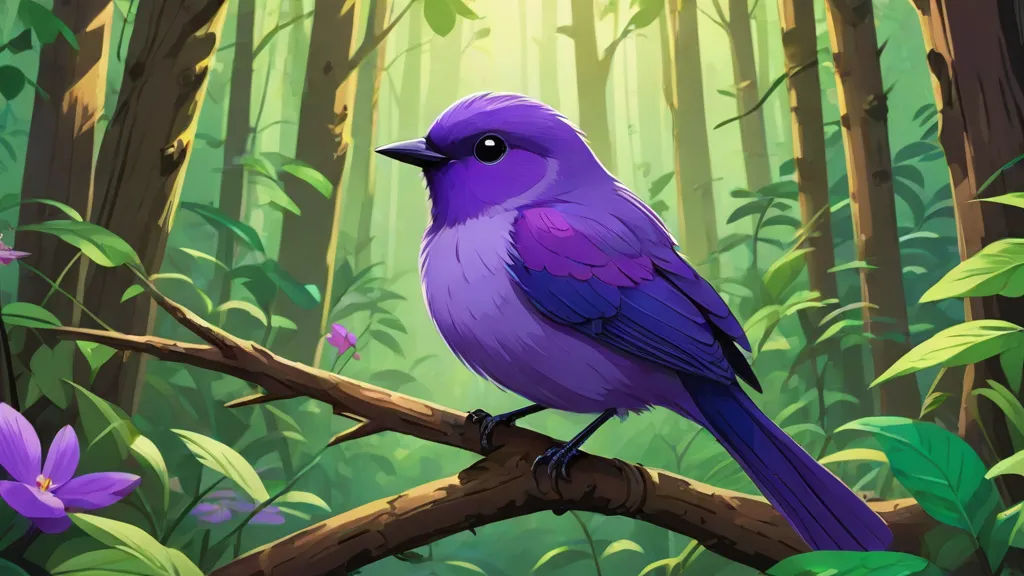 The Little Purple Bird That Loves to Sing | Story.com