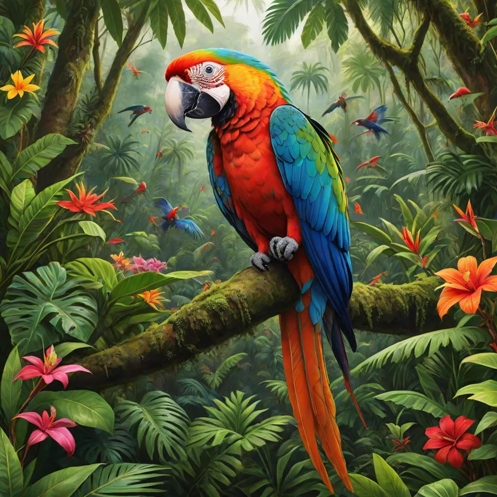Mango the Macaw's Rainforest Adventure
