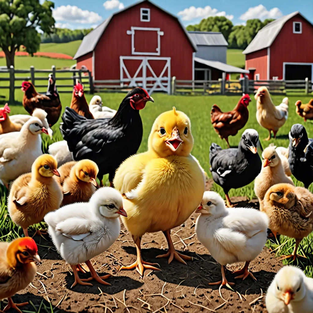 Feathers and Fluff: A Chick's Journey