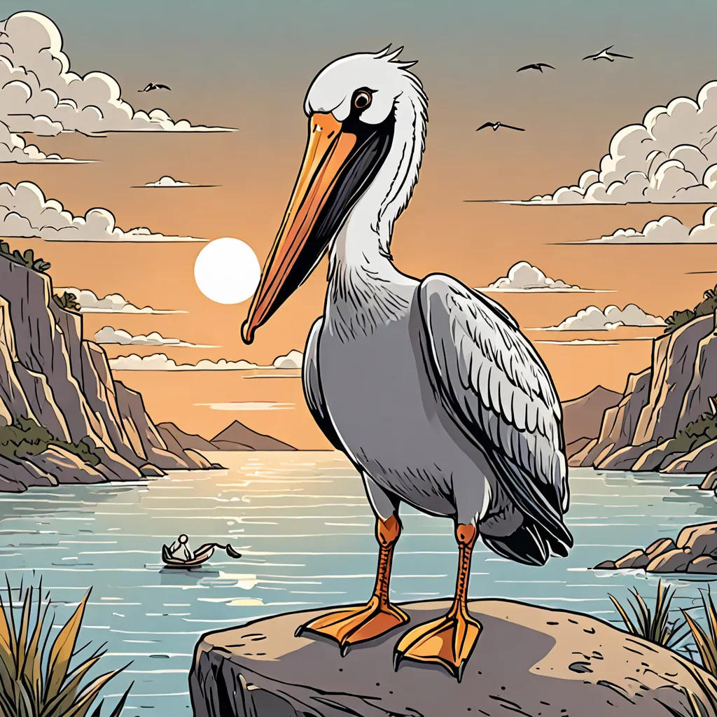 Timmy's Adventure with the Pelican
