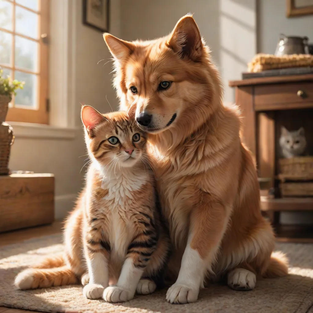 Paws and Whiskers: A Tale of Unlikely Friendship