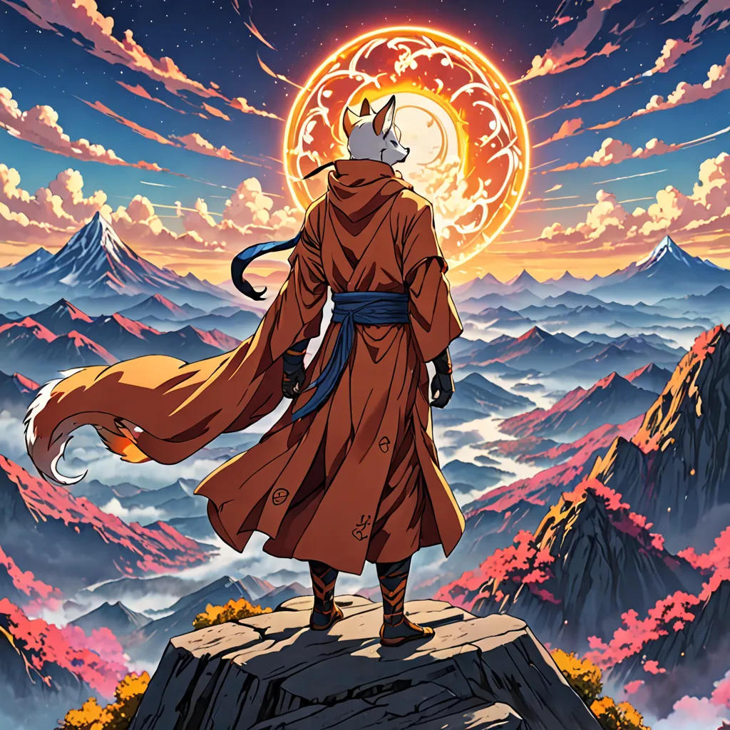 The Celestial Kitsune Monk