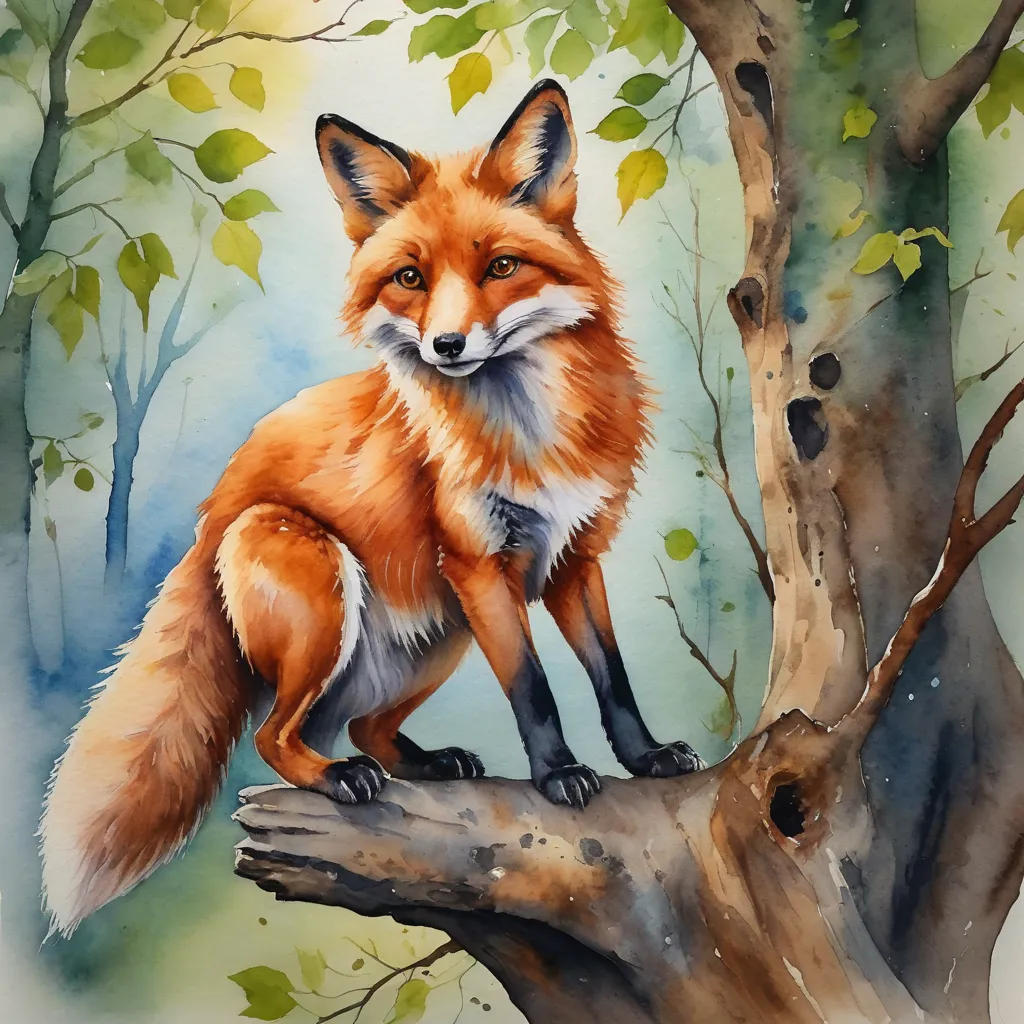 The Naughty Fox and the Wise Bird