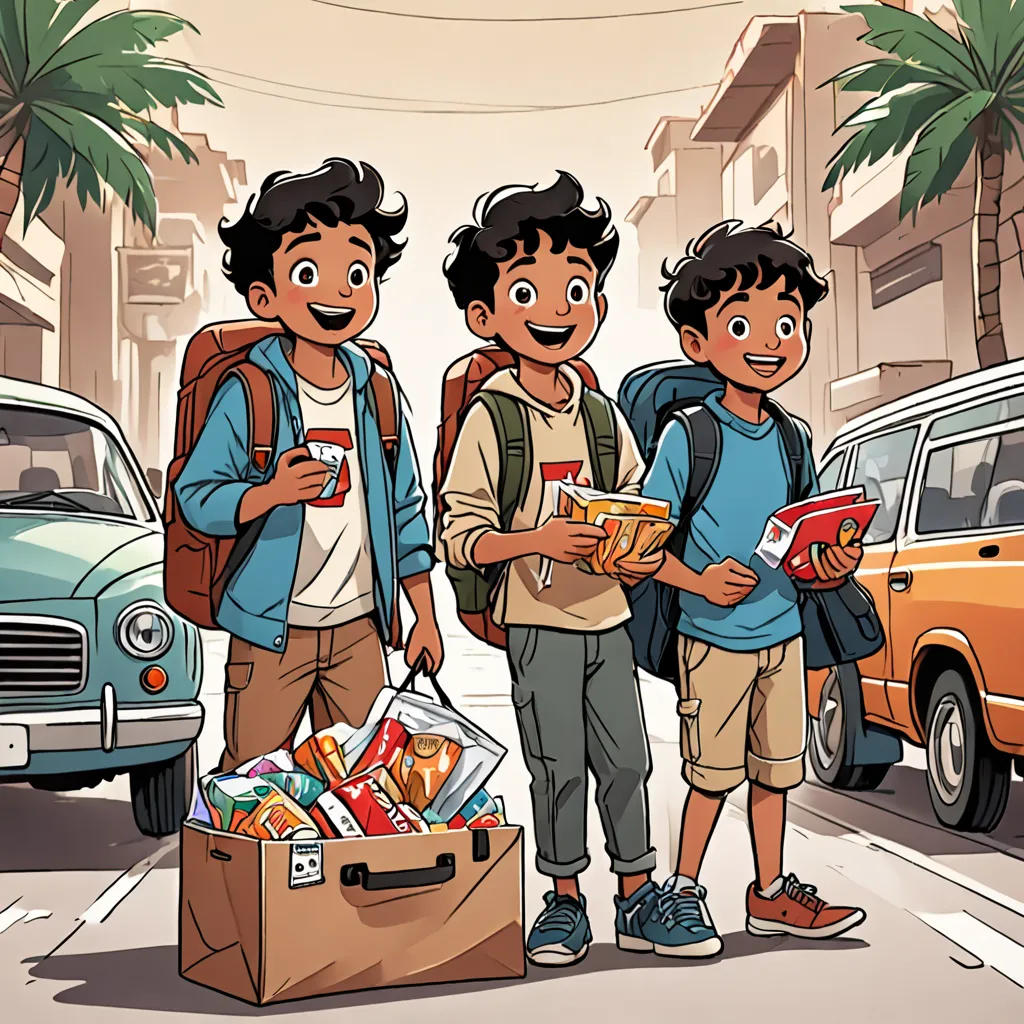 Marwaan and Zidan's Adventure to Chicago